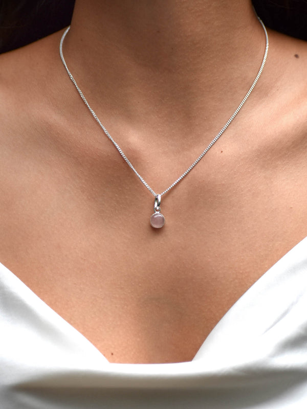 Collar Hermes cuarzo rosa - Secundaria