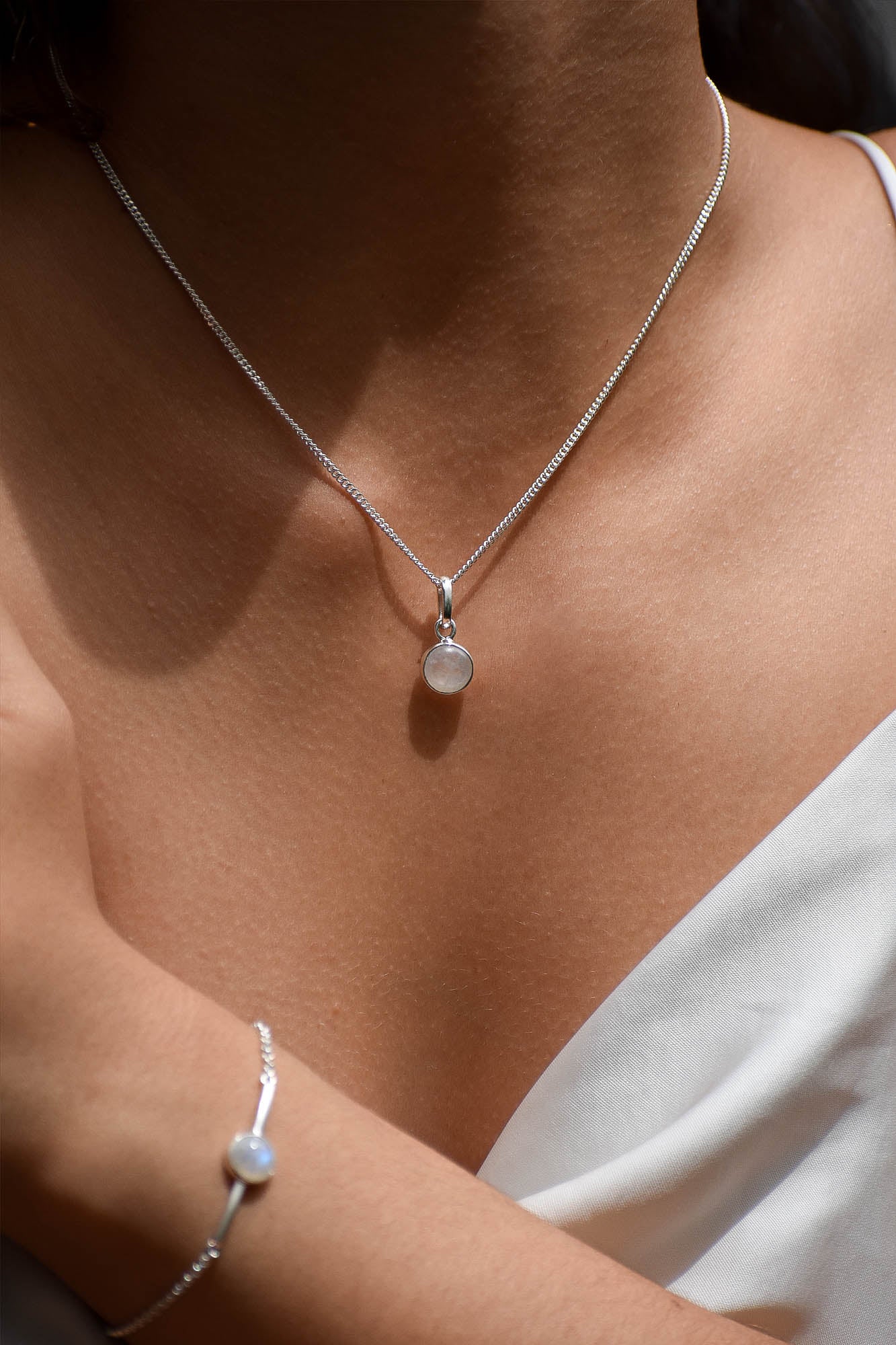 Collar Lua piedra luna - Gallery 1