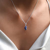 Collar Raw sodalita