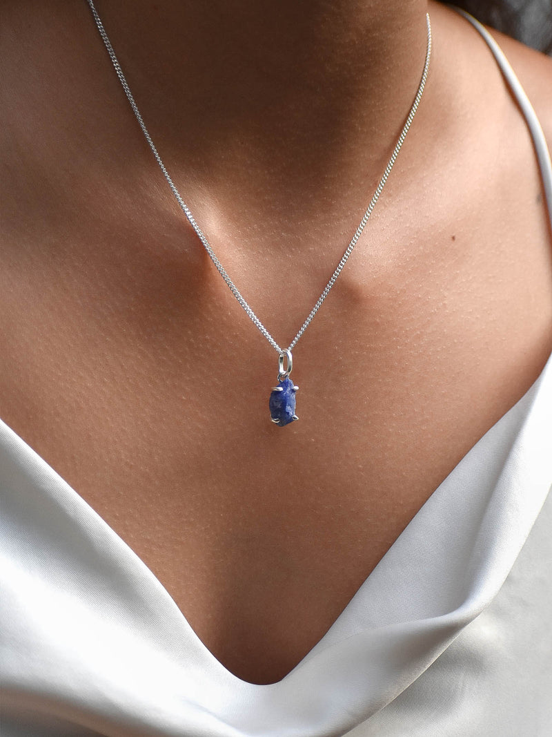 Collar Raw sodalita