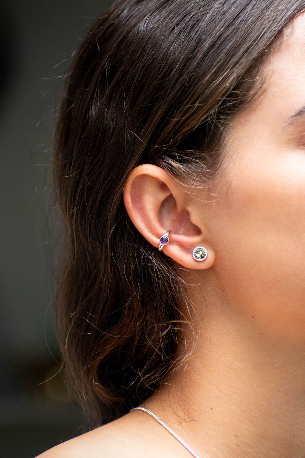 Ear cuff Suna amatista - Gallery 2