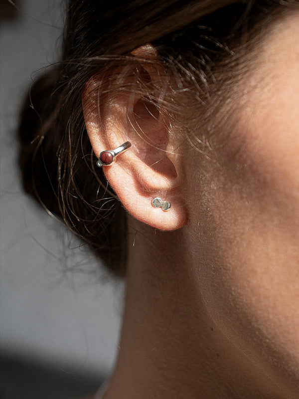 Ear cuff Suna jaspe rojo - Secundaria