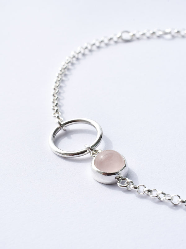Pulsera Isis cuarzo rosa - Secundaria