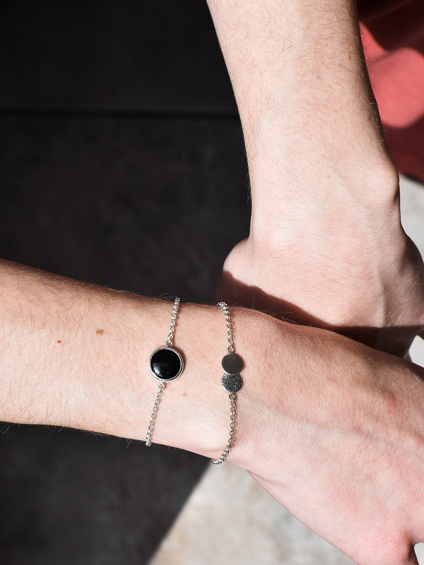 Pulsera Rea obsidiana negra - Secundaria