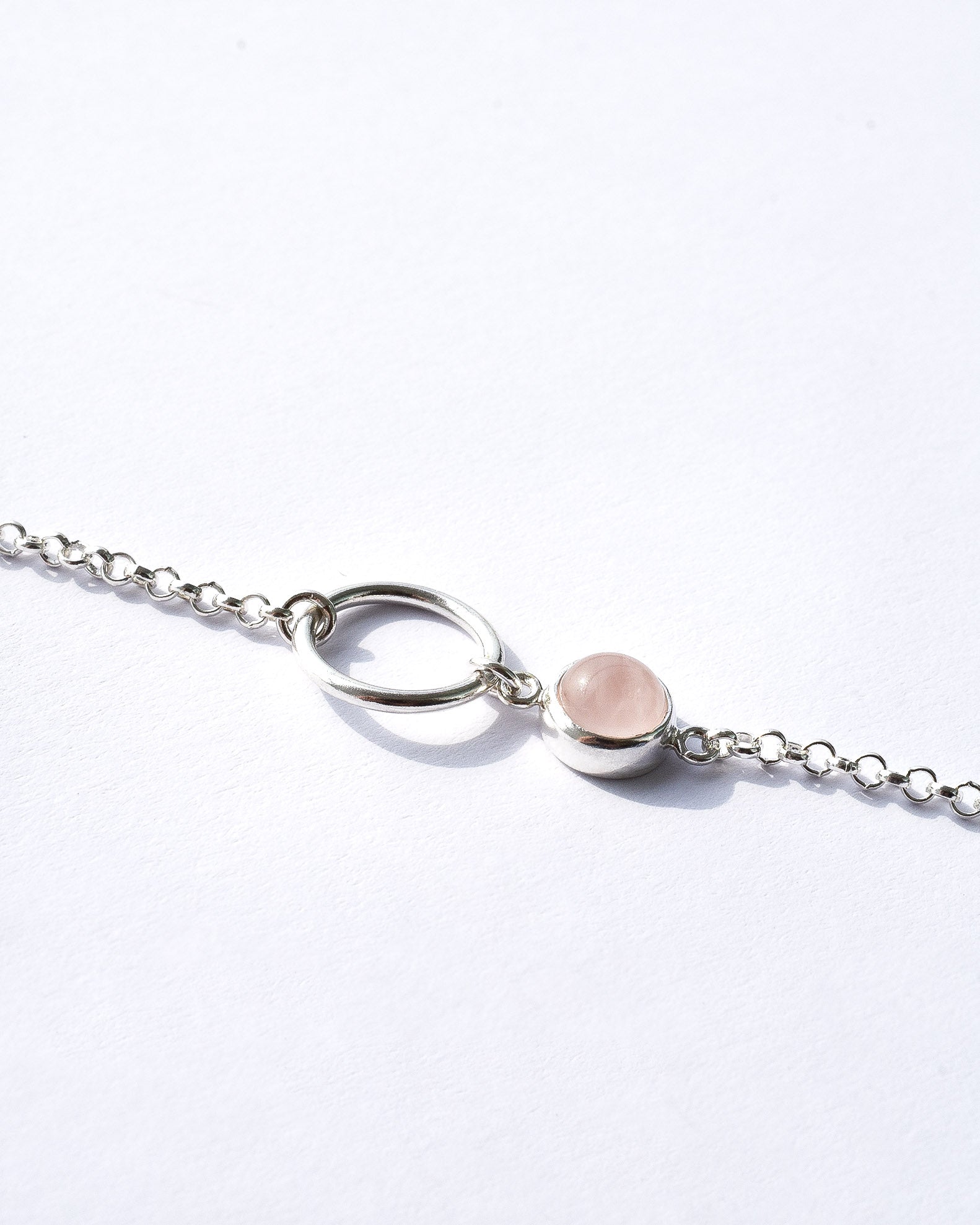 Pulsera Isis cuarzo rosa - Gallery 1