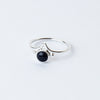 Anillo infinity obsidiana negra