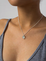 Collar Raw aguamarina - Miniatura 2