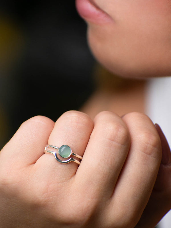 Anillo Aldebarán ópalo andino - Secundaria