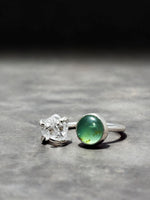 Anillo Camus ópalo andino & cuarzo cristal - Miniatura 2