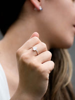 Anillo Gota piedra luna - Miniatura 2