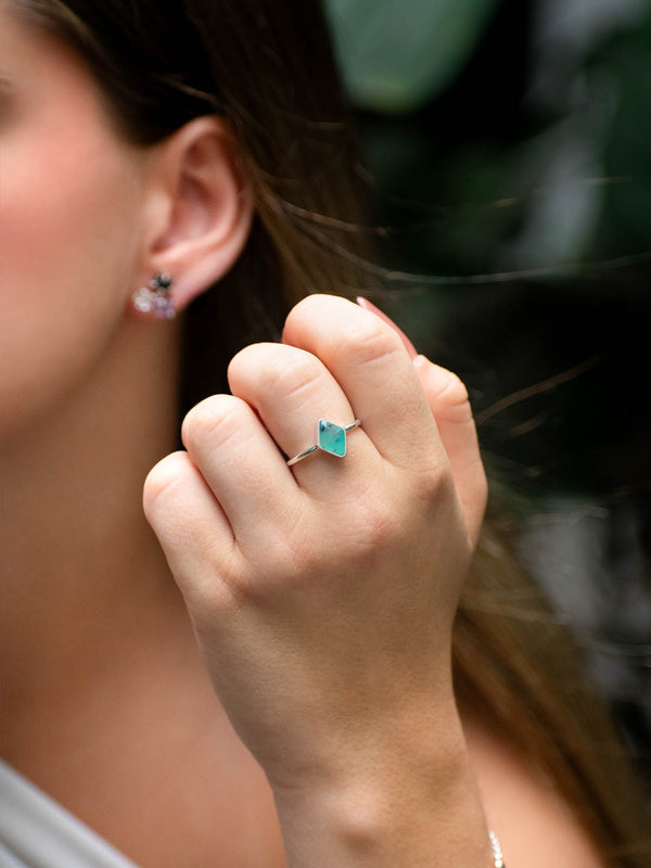 Anillo Roma ópalo andino