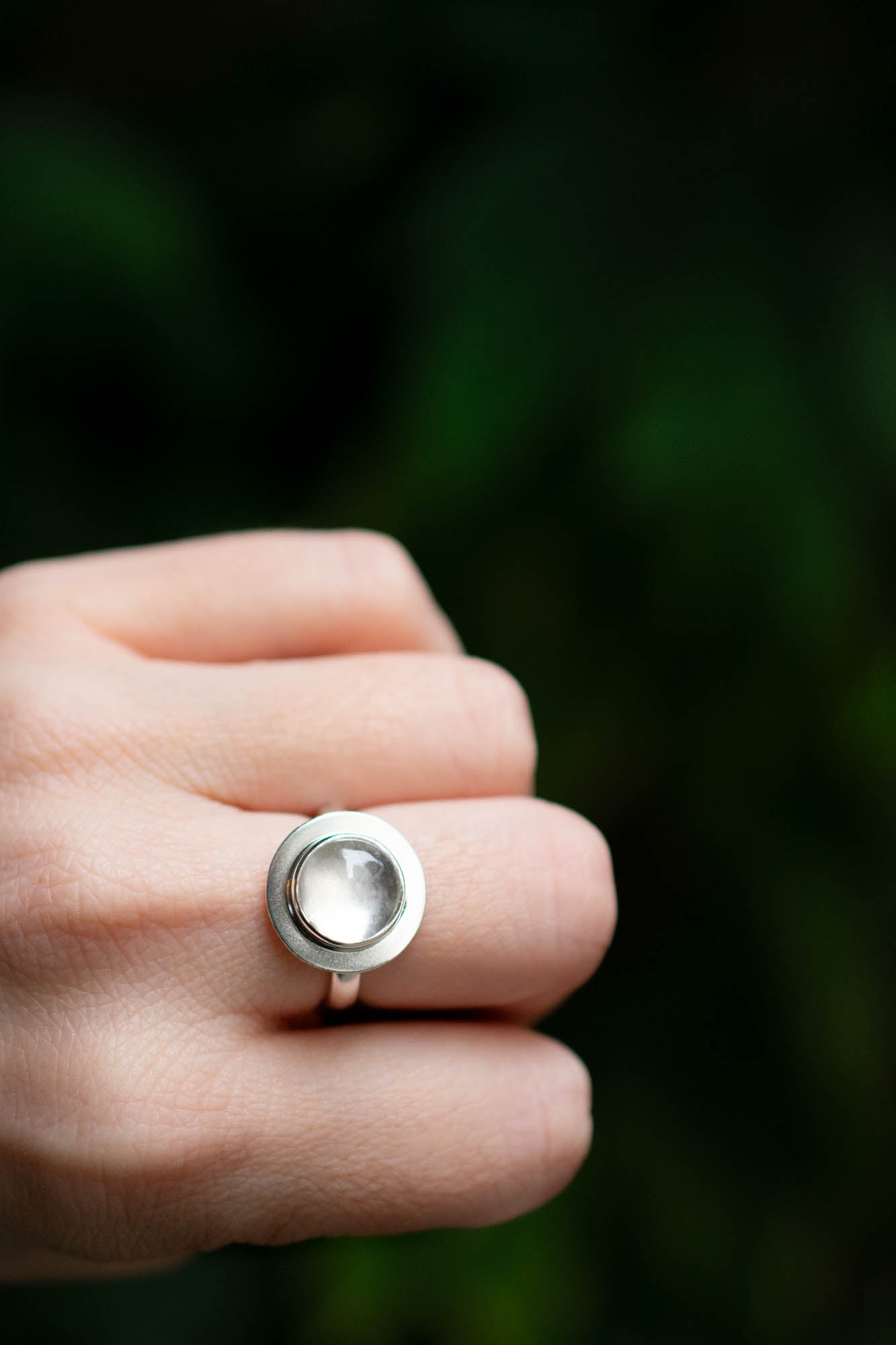 Anillo Saturno cuarzo cristal - Gallery 1