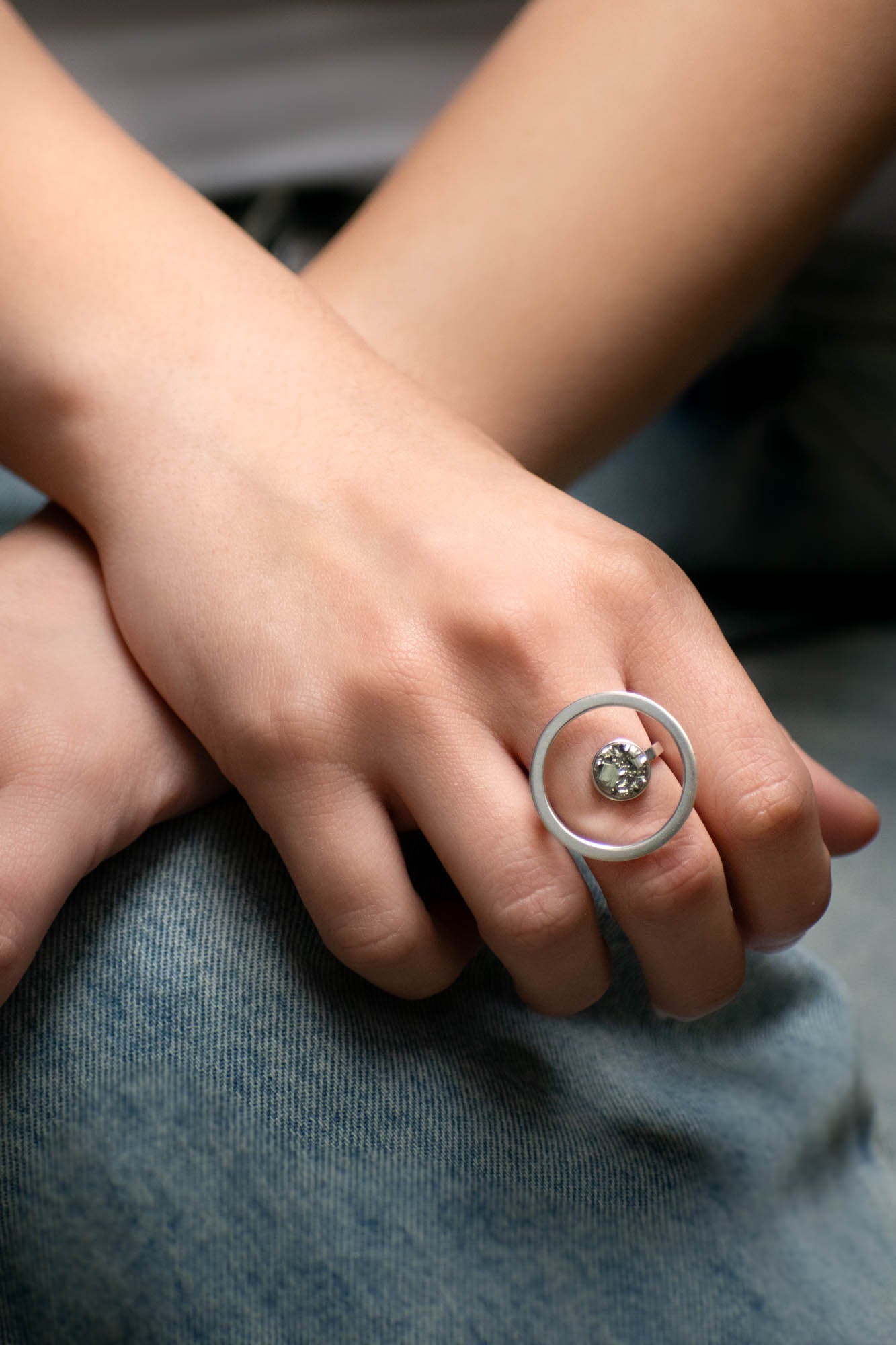 Anillo Titán pirita - Gallery 2