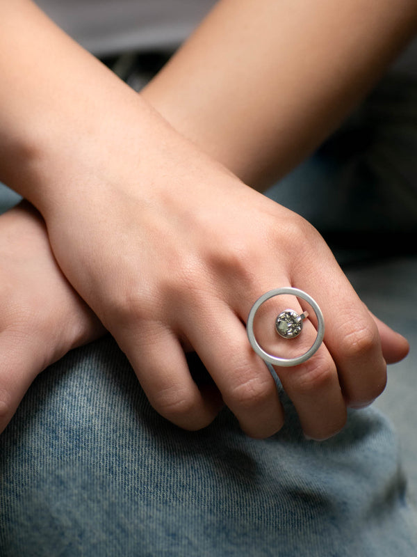 Anillo Titán pirita - Secundaria