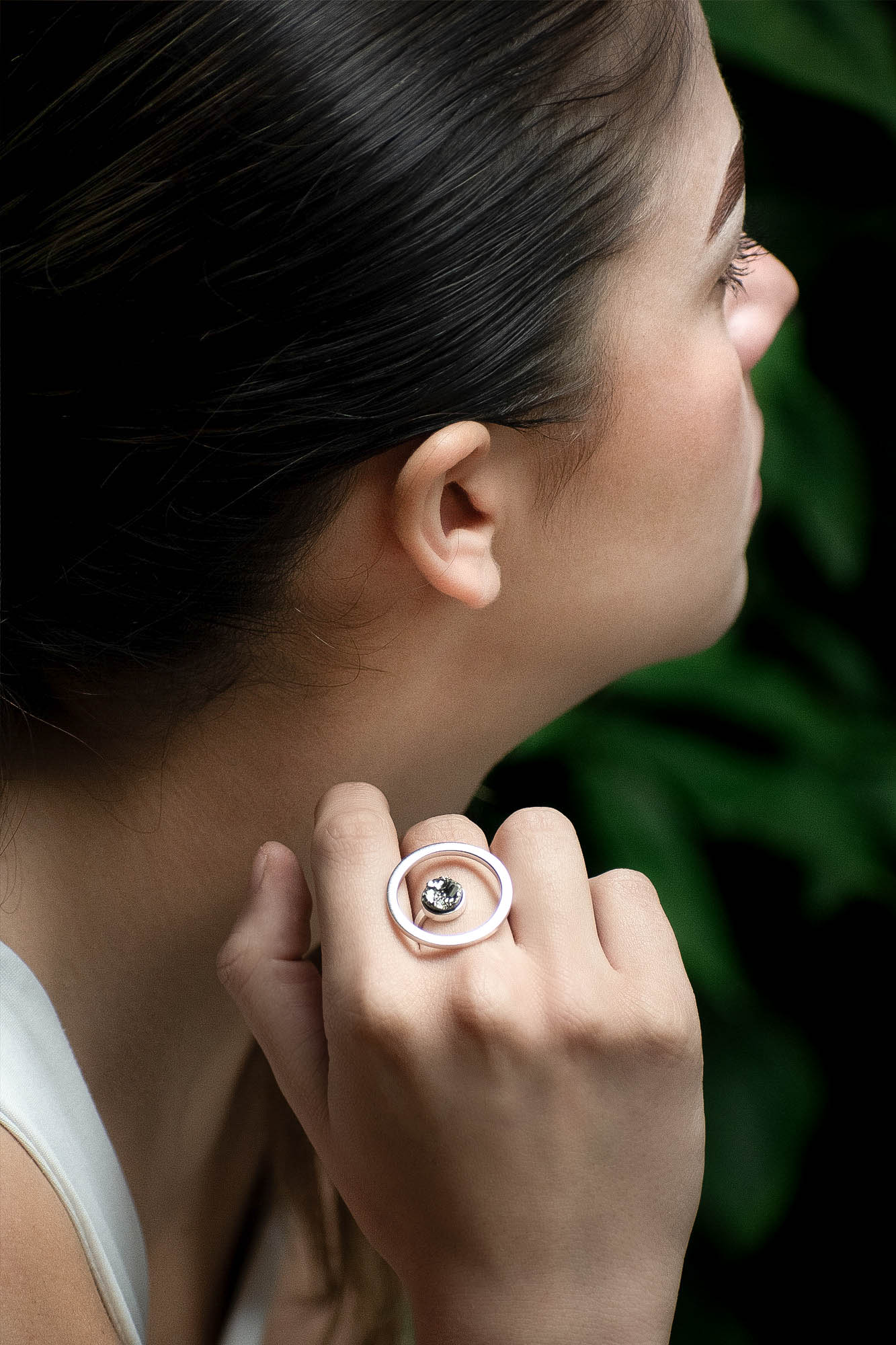 Anillo Titán pirita - Gallery 1