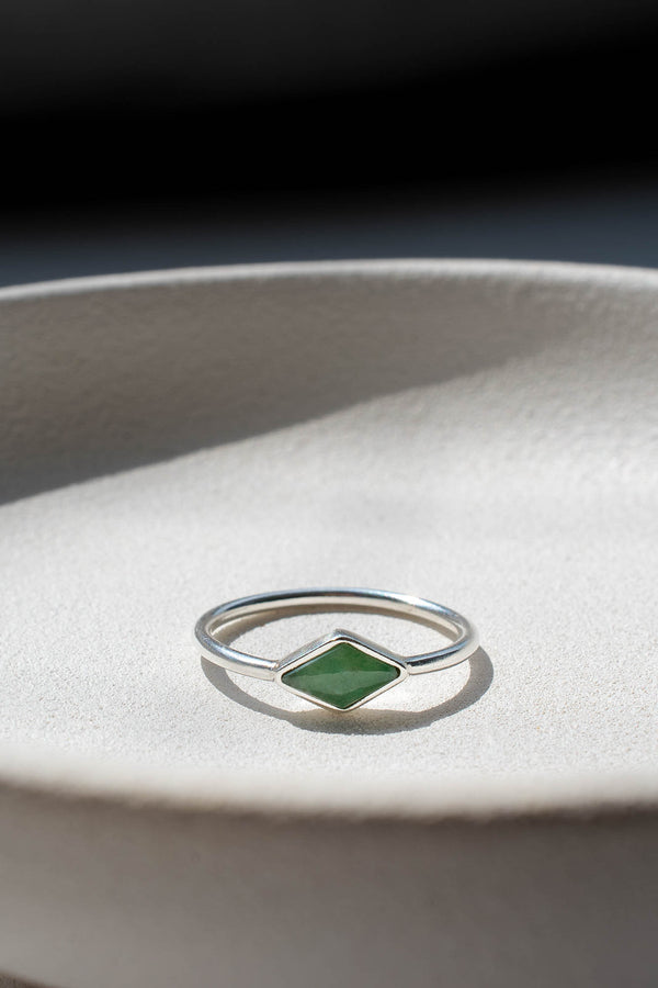 Anillo Yael aventurina