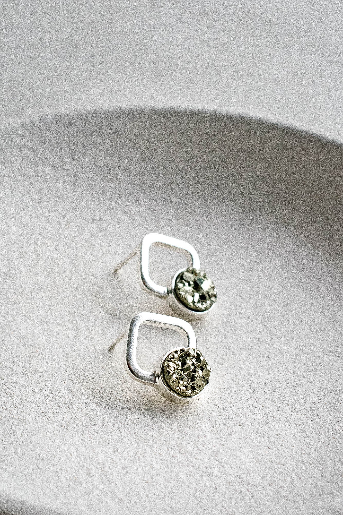 Aretes Arcana pirita - Gallery 1