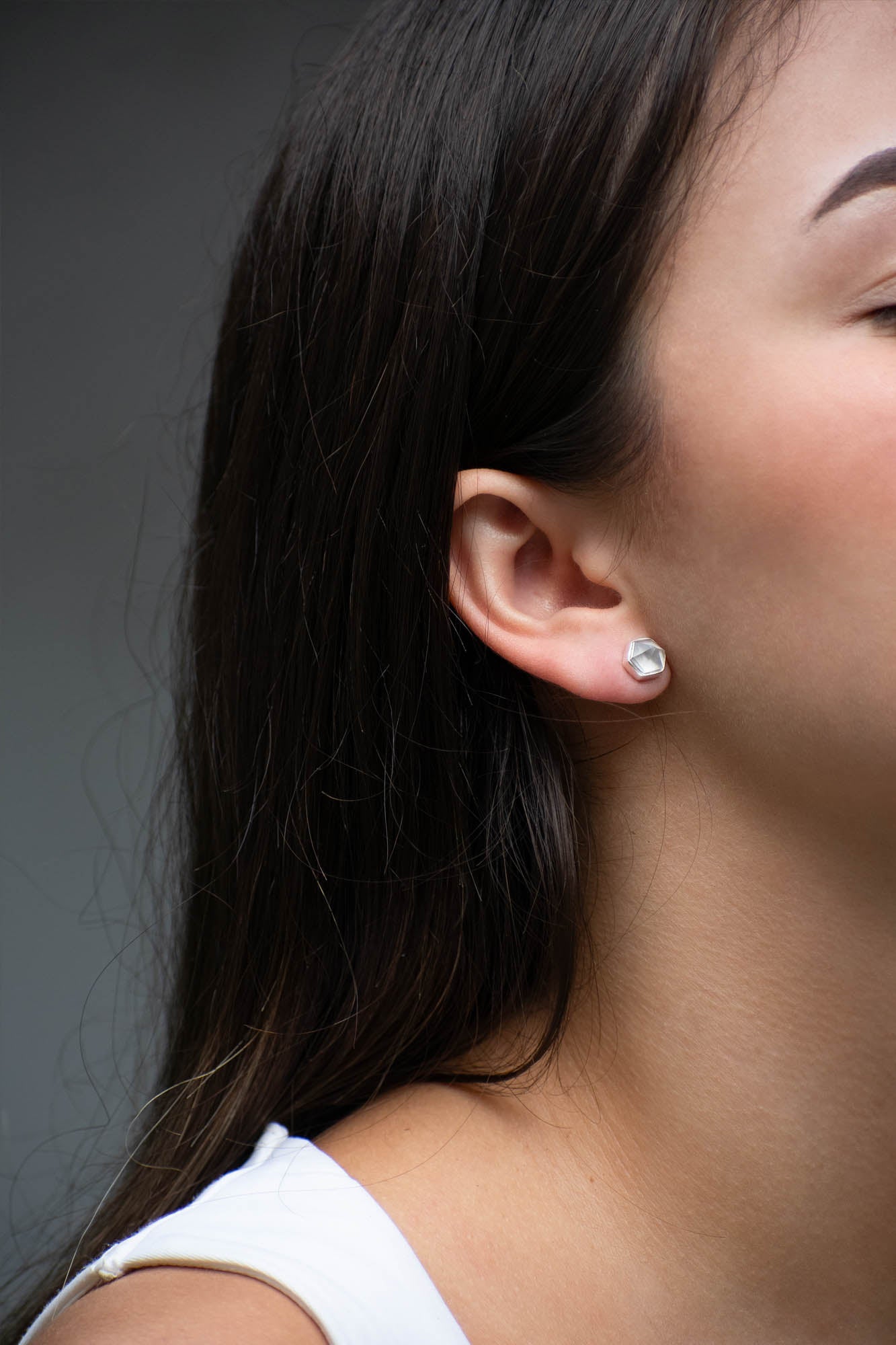 Aretes Áurea cuarzo cristal - Gallery 1