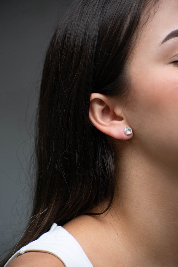 Aretes Áurea cuarzo cristal
