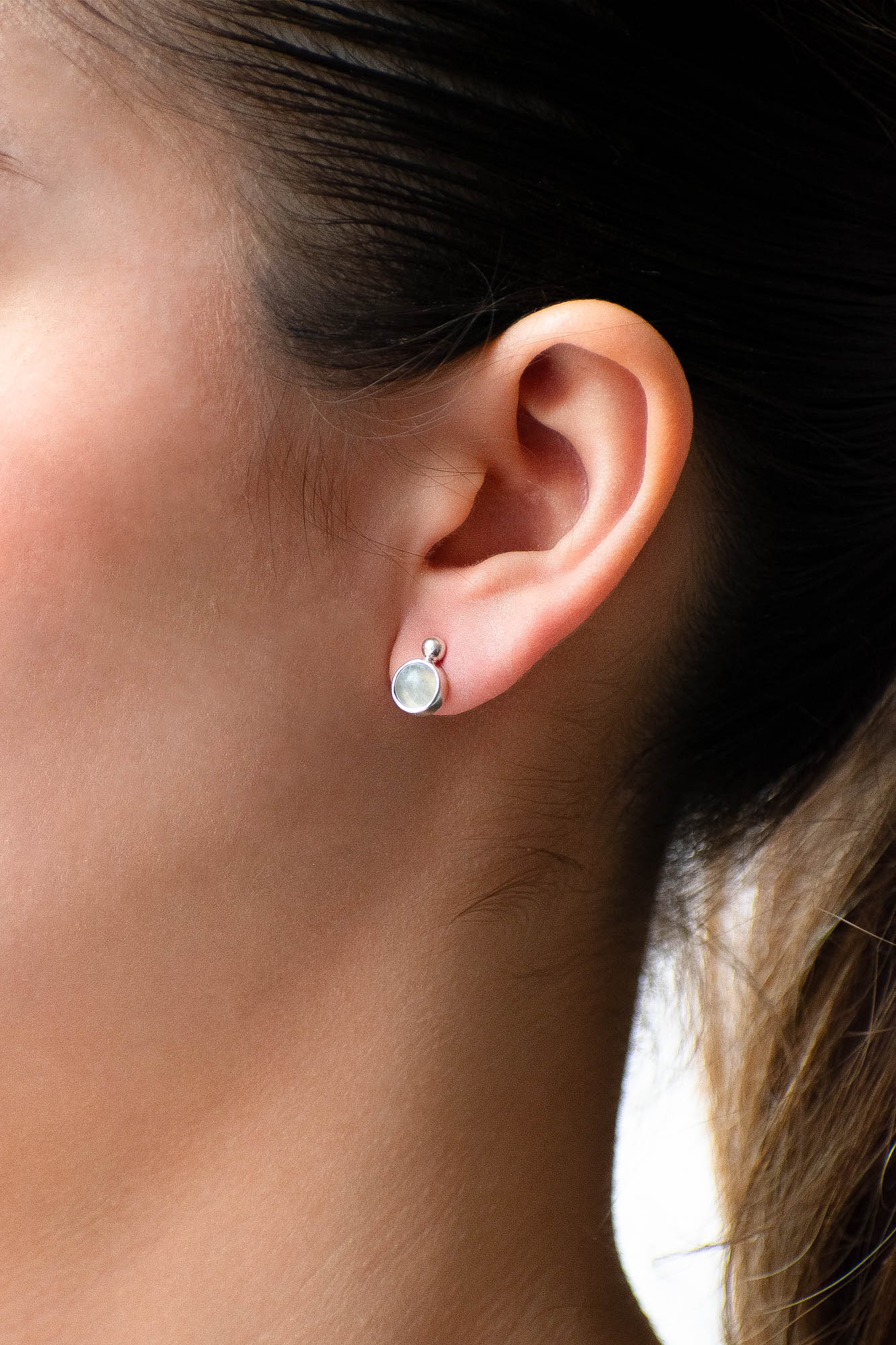 Aretes Celestia ópalo andino - Gallery 1