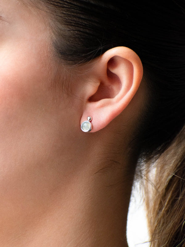 Aretes Celestia ópalo andino