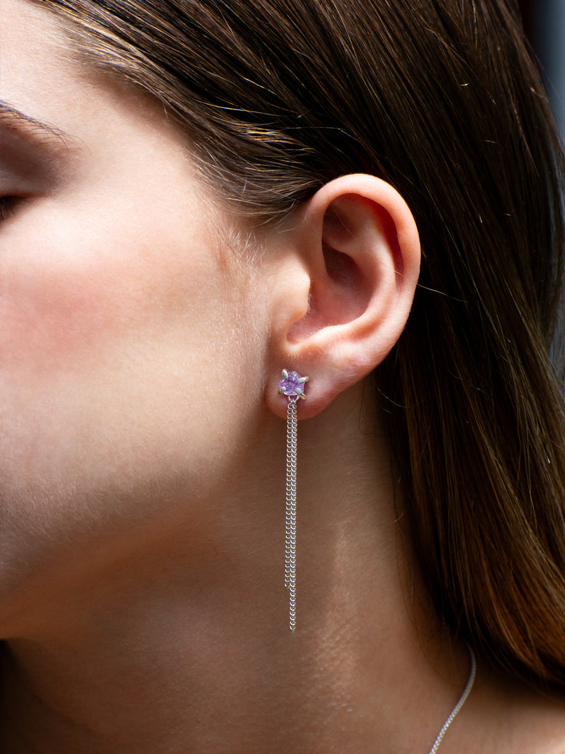 Aretes Drop amatista