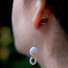 Aretes Eclipse nácar