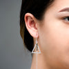 Aretes Estela pirita triangulo