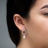 Aretes Hoku piedra luna