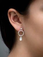 Aretes Hoku piedra luna - Miniatura 2