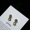 Aretes Joia pirita y citrino