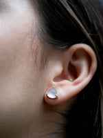 Aretes Kora cuarzo rosa facetado - Miniatura 1