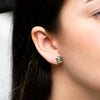 Aretes Leto ágata musgosa