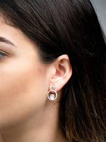 Aretes Mei cuarzo rosa - Miniatura 1