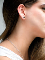 Aretes Orbitt ónix negro - Miniatura 1