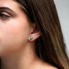 Aretes Raw crisocola