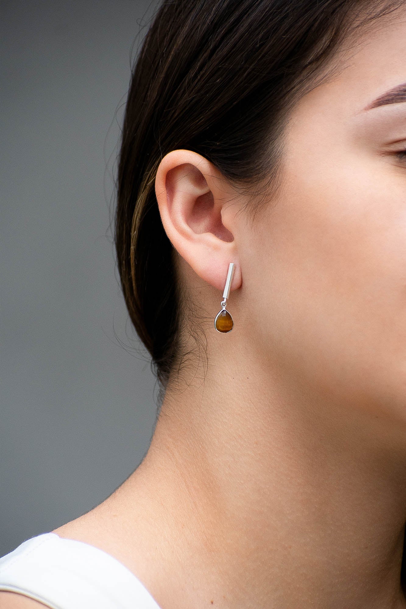 Aretes Runa ojo de tigre - Gallery 1