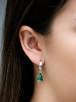 Aretes Vida ágata musgosa - Miniatura 2