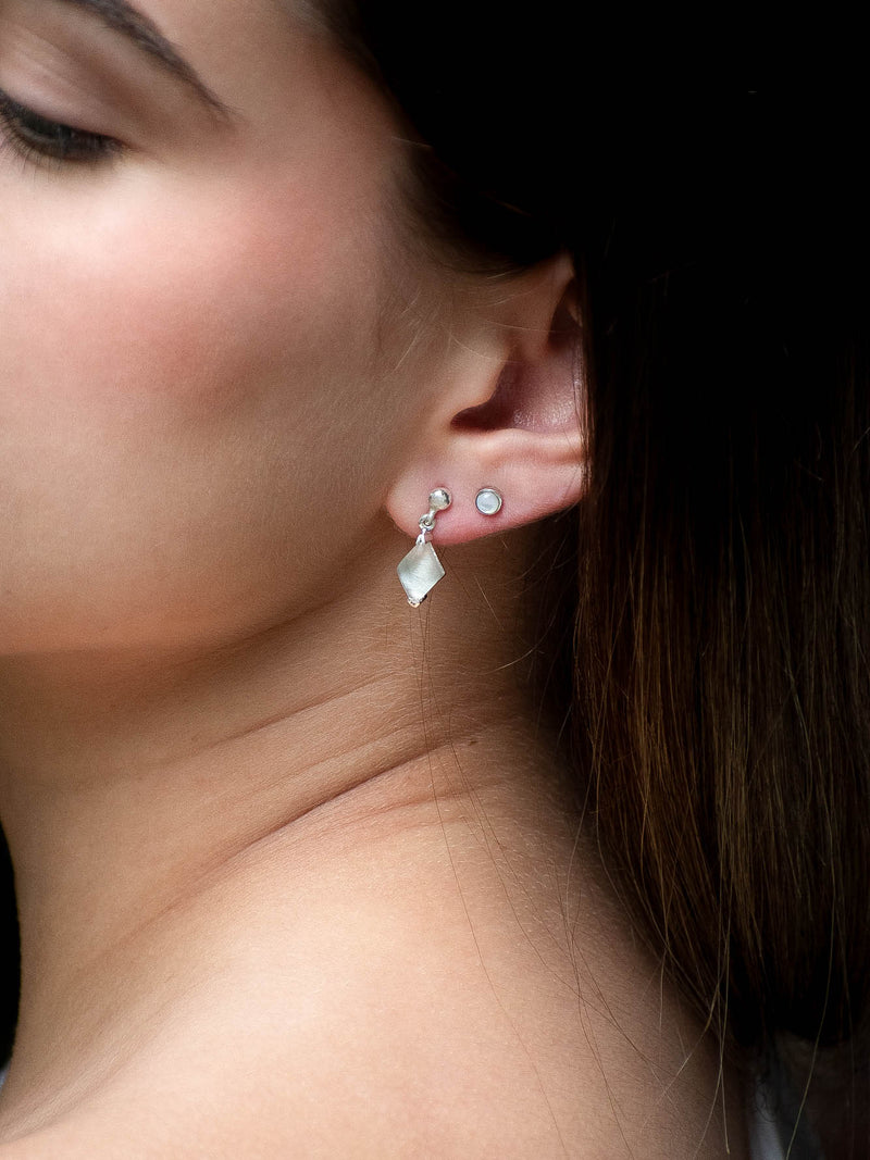 Aretes Yael cuarzo cristal