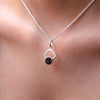 Collar Arcana turmalina negra