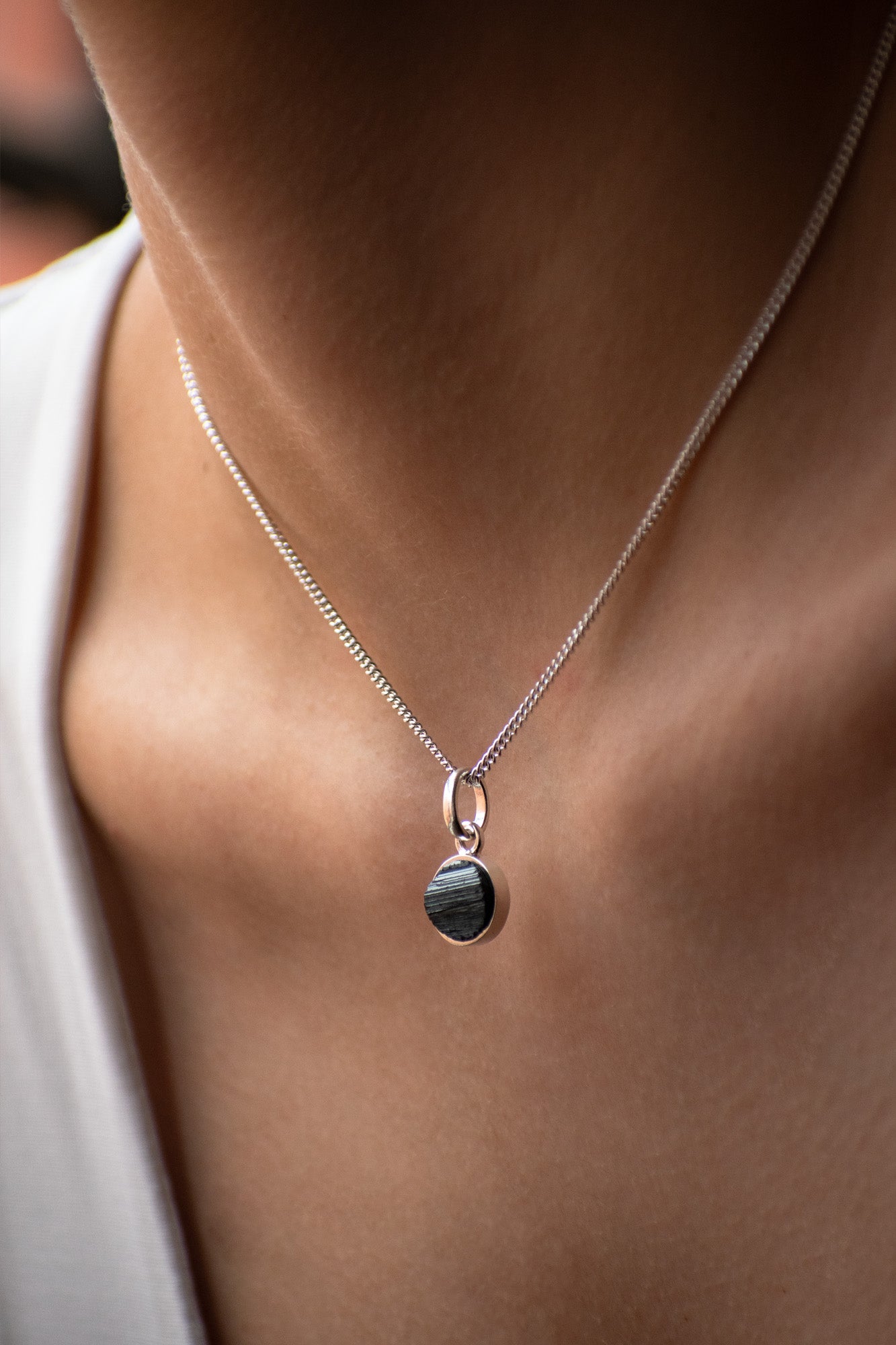 Collar Hermes turmalina negra - Gallery 2