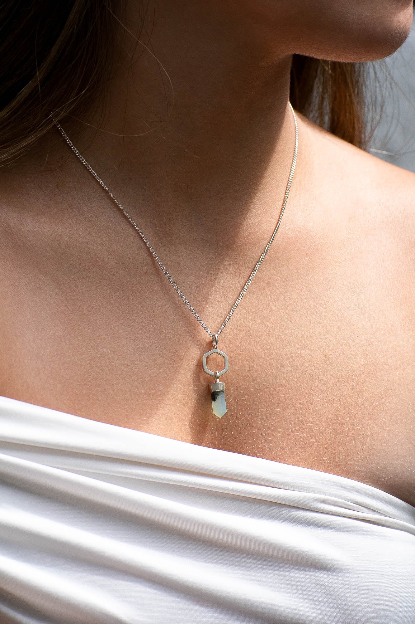 Collar Hexa ópalo andino - Gallery 1