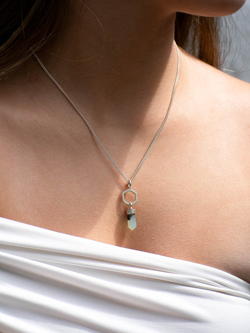 Collar Hexa ópalo andino
