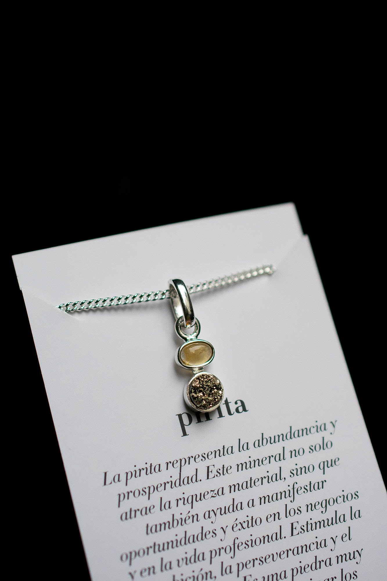 Collar Joia pirita y citrino - Gallery 2