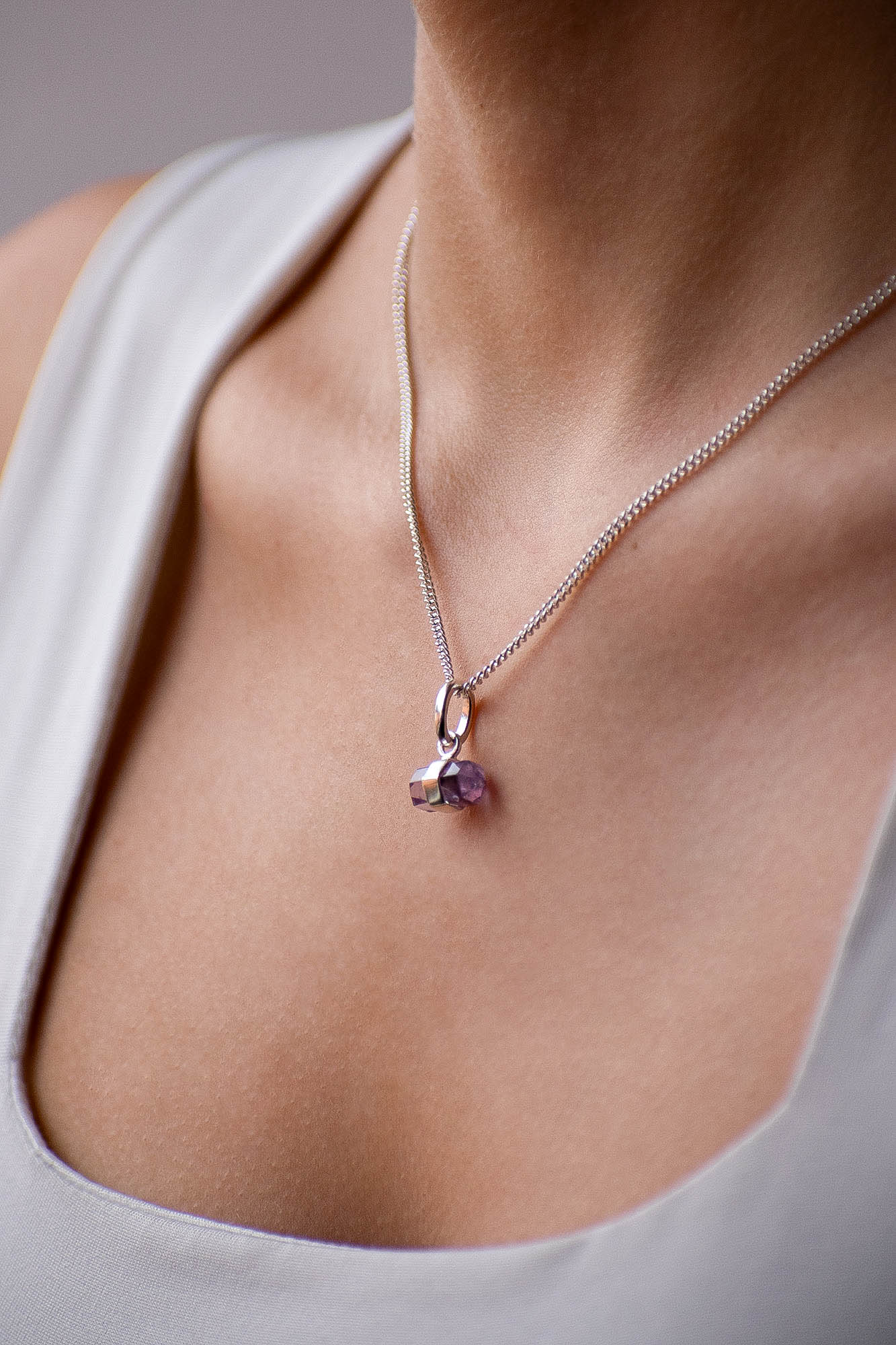 Collar Lance amatista - Gallery 1