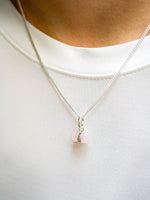 Collar Lance cuarzo rosa - Miniatura 1