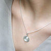 Collar Saturno cuarzo cristal