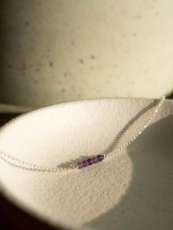 Pulsera Ábaco amatista