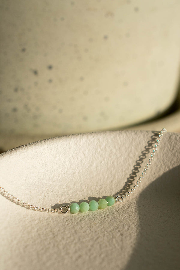 Pulsera Ábaco amazonita