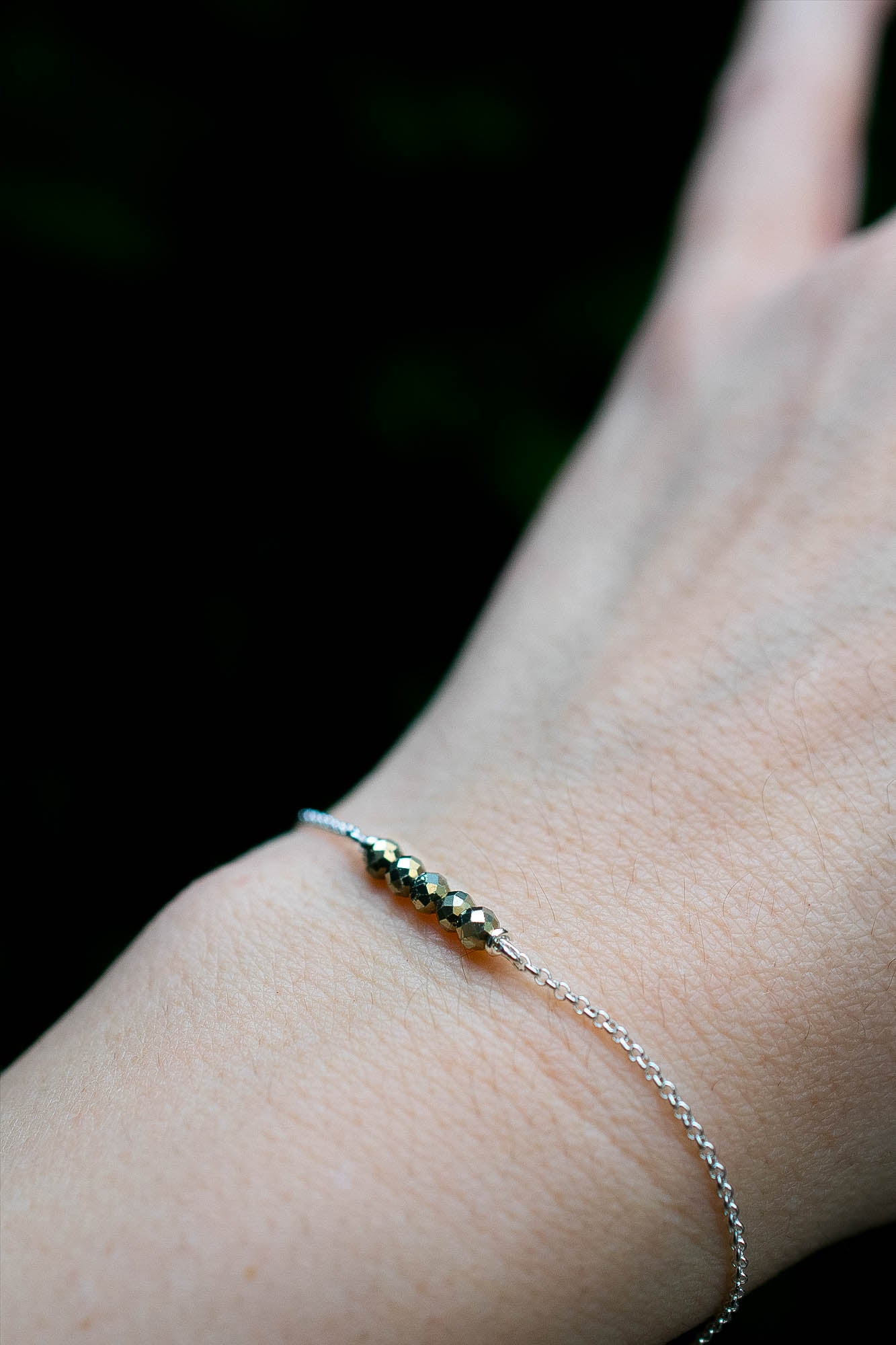 Pulsera Ábaco pirita - Gallery 3